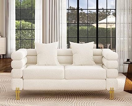 Preil Two seater couch (boucle material)