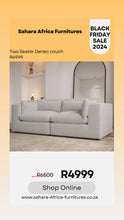 Load image into Gallery viewer, Deneo Two seater boucle couch 🔥Black Friday🔥
