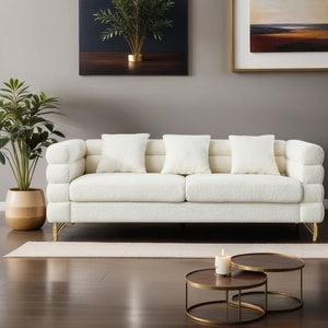 Preil Two seater couch (boucle material)