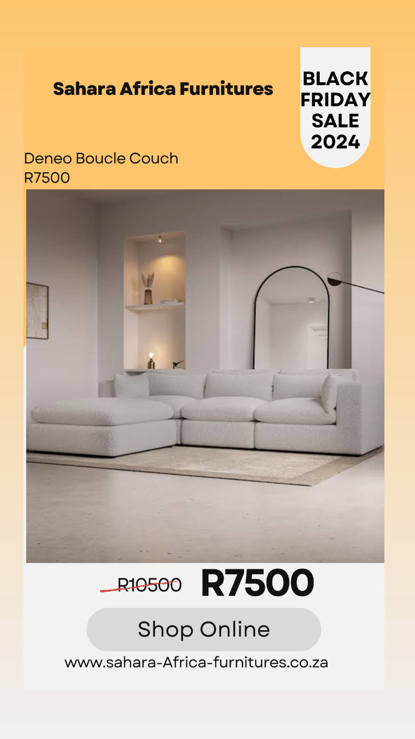 Deneo Boucle couch 🔥Black Friday🔥