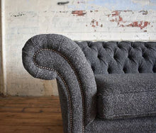 Load image into Gallery viewer, Boucle Two seater chesterfield couch
