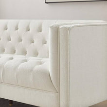 Load image into Gallery viewer, Boucle Three seater chesterfield
