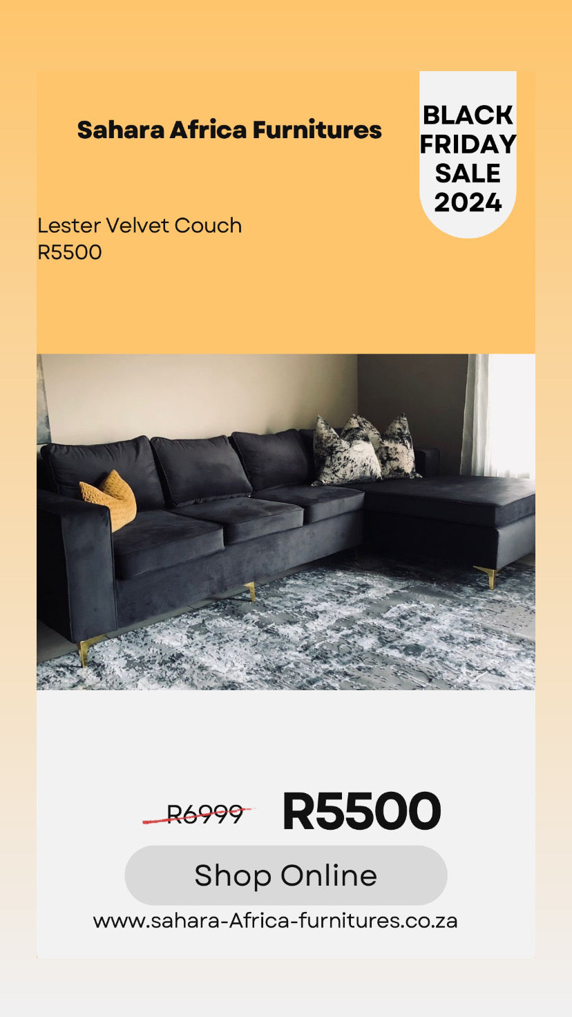 Velvet Lester Couch 🔥Black Friday🔥