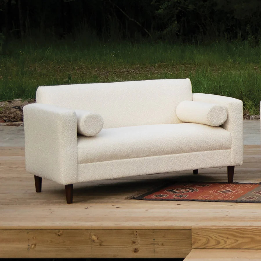 Two seater Boucle couch