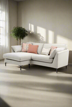 Load image into Gallery viewer, Bachelor L shape Boucle couch
