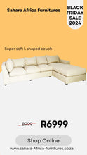 Load image into Gallery viewer, Super Soft L shaped Couch 🔥Black Friday🔥
