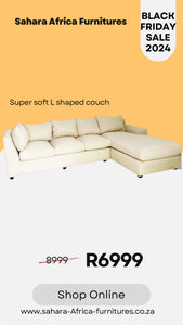 Super Soft L shaped Couch 🔥Black Friday🔥