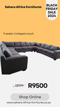 Load image into Gallery viewer, 11 Seater Big U shape Couch 🔥BLack Friday🔥
