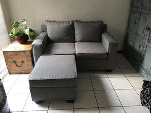 Classic Two seater + Free Ottoman