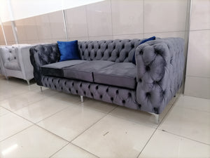 Three Seater Full buttoned