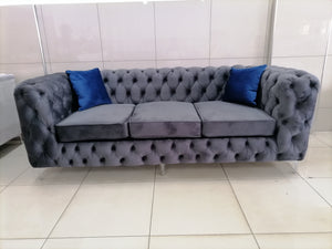 Three Seater Full buttoned