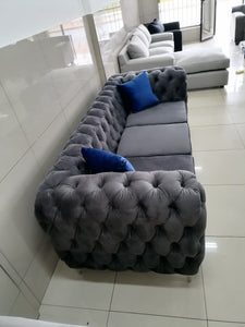 Three Seater Full buttoned