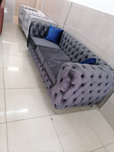 Three Seater Full buttoned