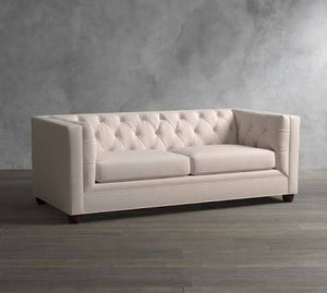 Two seater Chesterfield couch